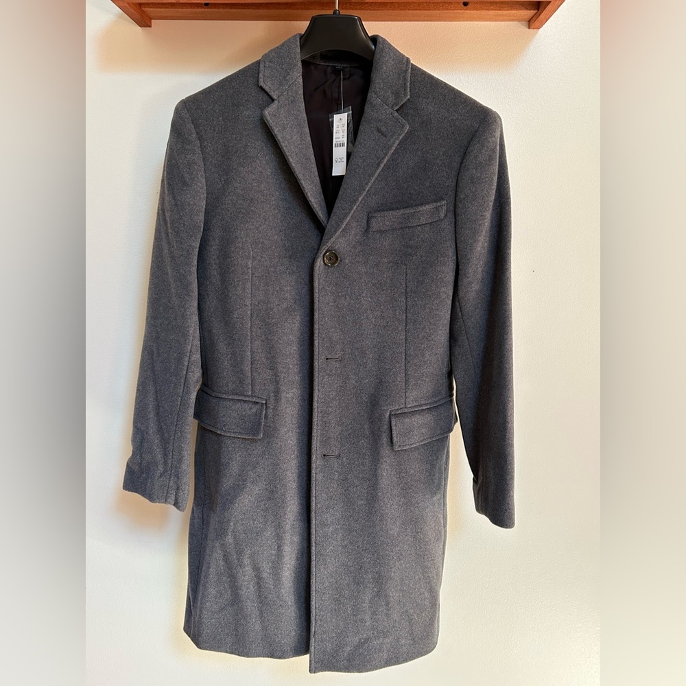 NWT Grey wool cashmere coat J. Crew